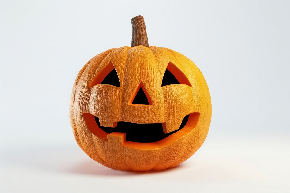 Halloween pumpkin jack-o-lantern festival symbol.