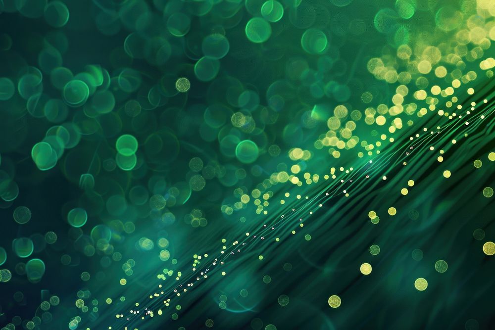 Abstract background green graphics lighting.