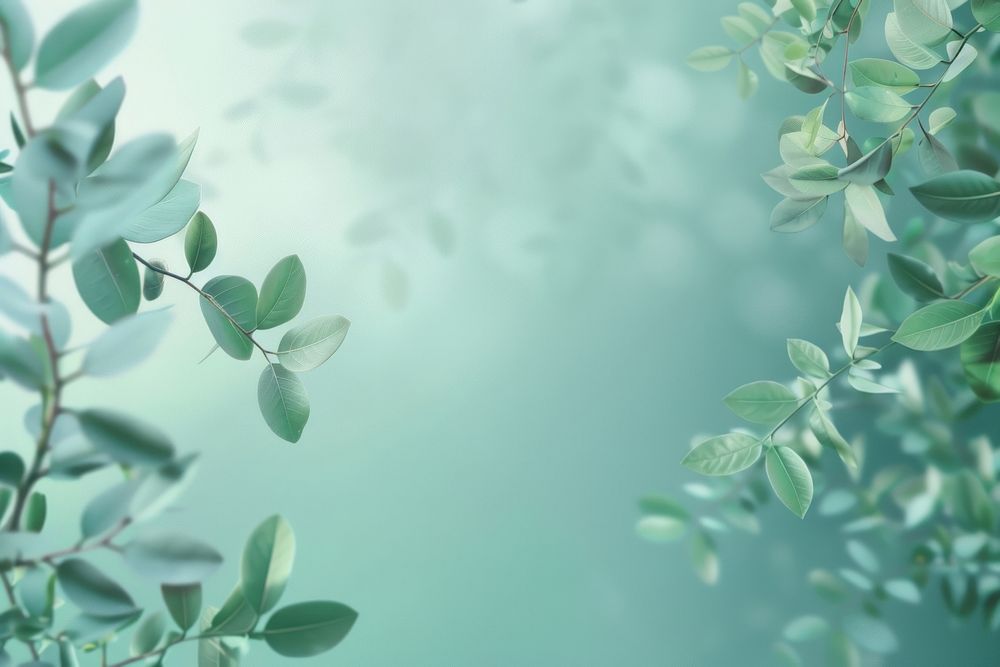 Abstract background green vegetation outdoors.
