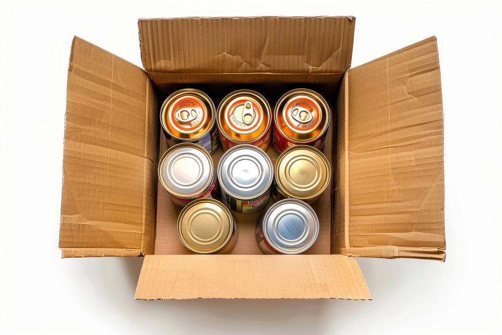 Donation box food medication aluminium.