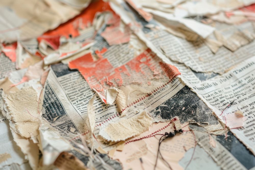 Newspaper backgrounds text crumpled.