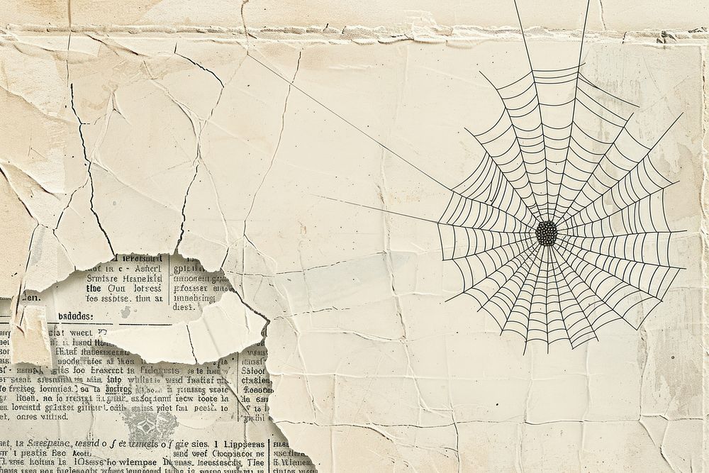 Spider web ephemera border backgrounds drawing paper.