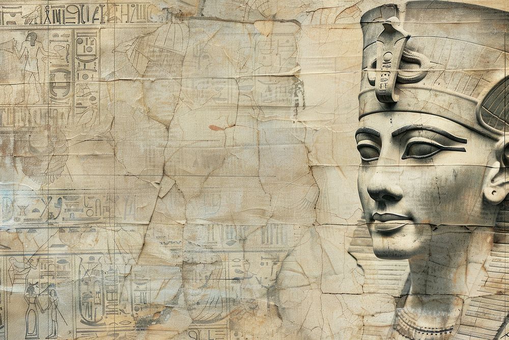 Cleopatra ephemera border backgrounds drawing art.