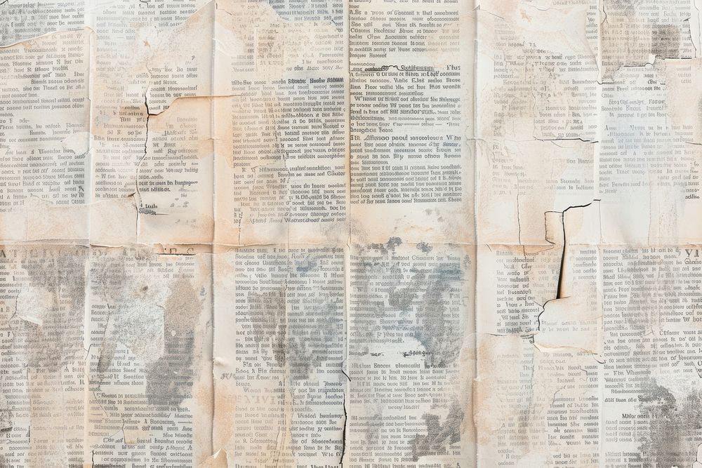 Old bible ephemera border newspaper text page.