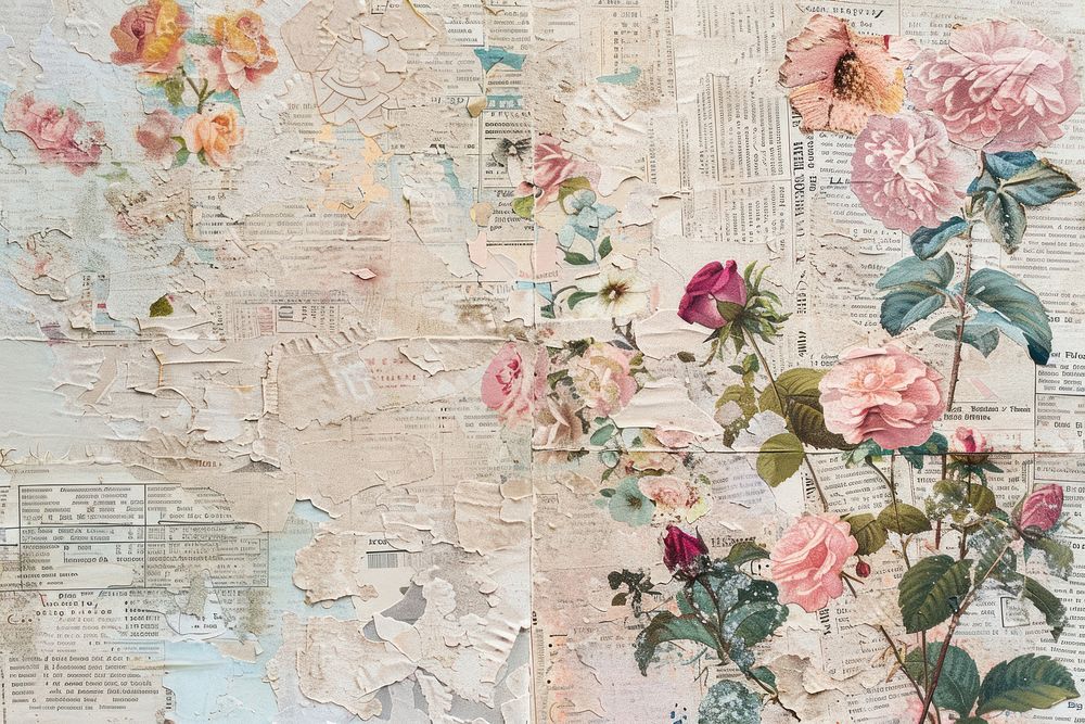 Embroidery flowers ephemera border collage backgrounds pattern.
