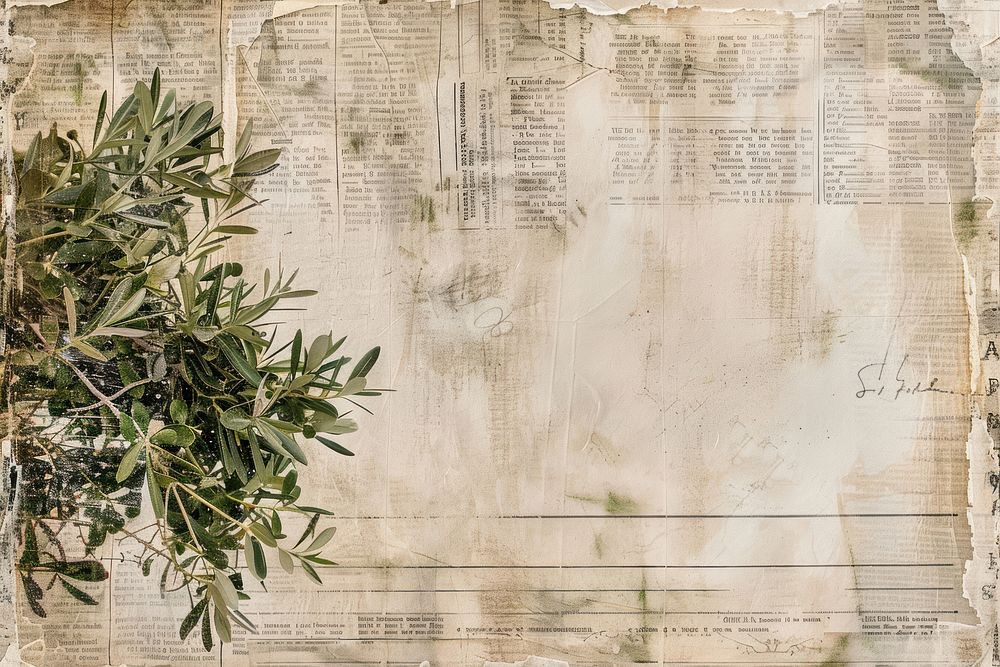 Olive tree ephemera border backgrounds plant paper.