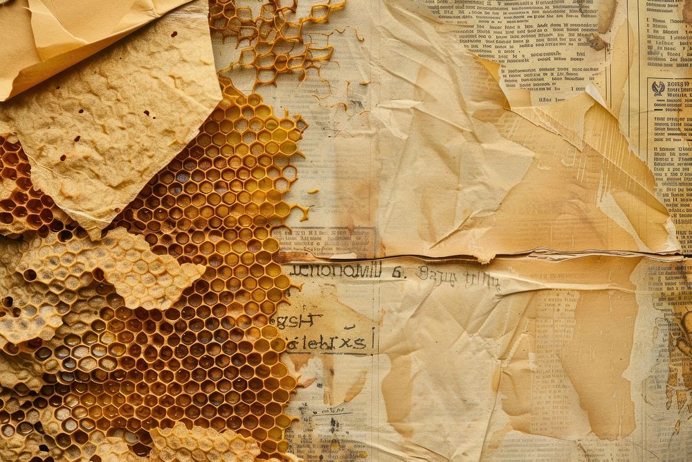 Honey comb ephemera border backgrounds honeycomb insect.