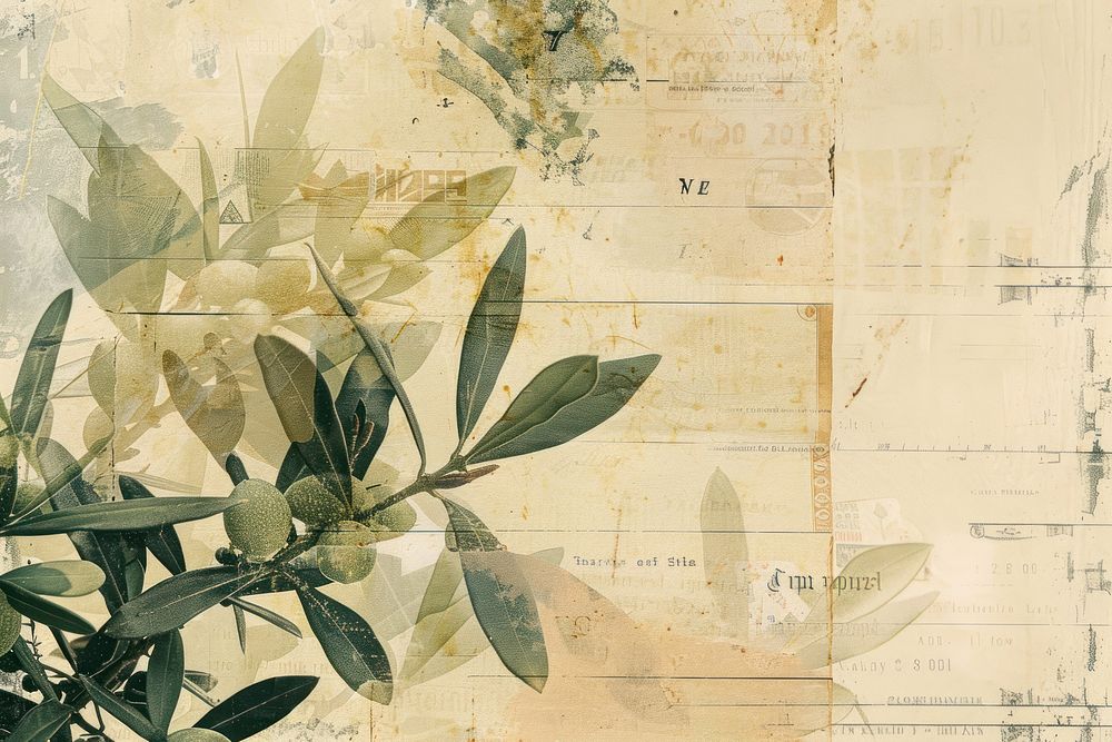 Olive oil ephemera border paper backgrounds plant.