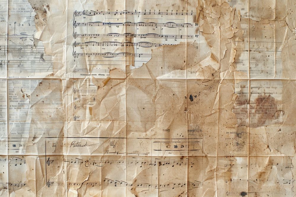 Music notes ephemera border text backgrounds paper.