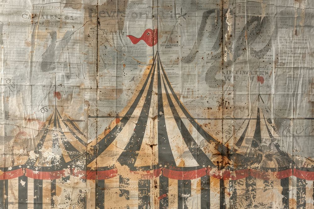 Circus tent ephemera border architecture backgrounds painting.