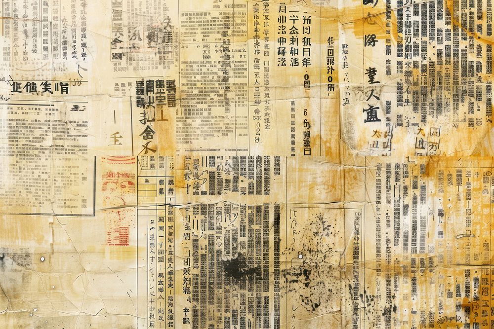 Ancient china ephemera border paper text backgrounds.
