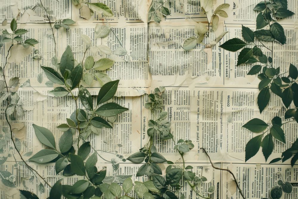 Wood background ephemera border herbs backgrounds newspaper.