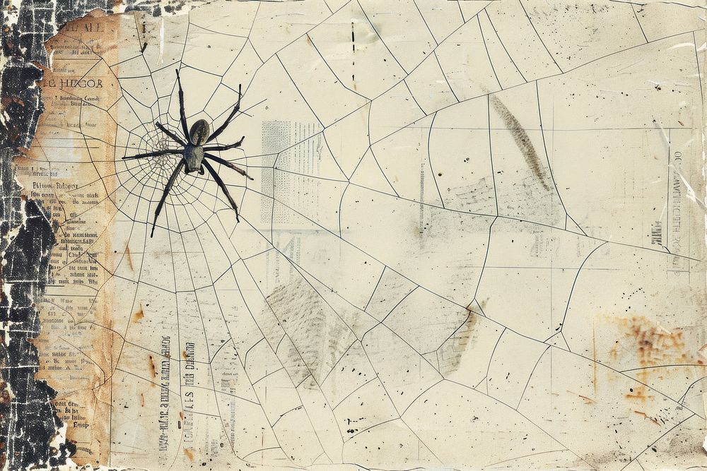 Spider web ephemera border backgrounds drawing paper.