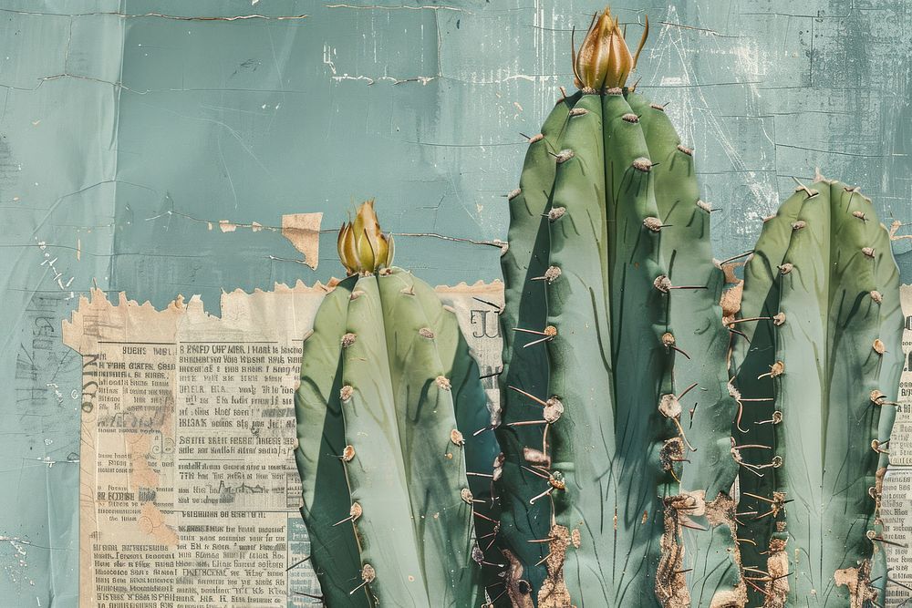 Cactus ephemera border backgrounds plant outdoors.