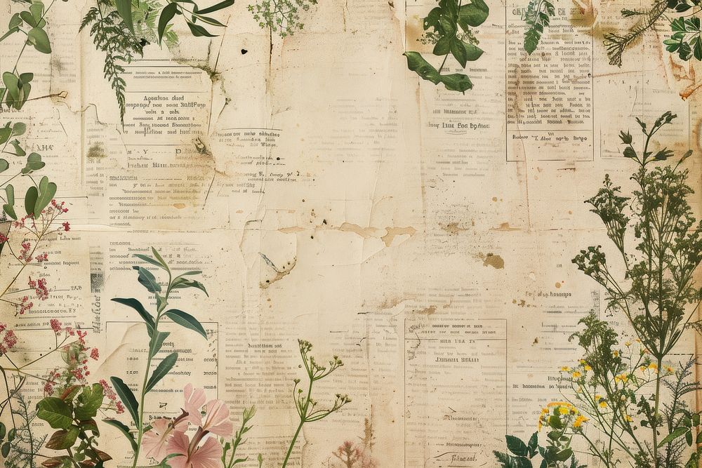 Nautical drawings ephemera border herbs backgrounds flower.