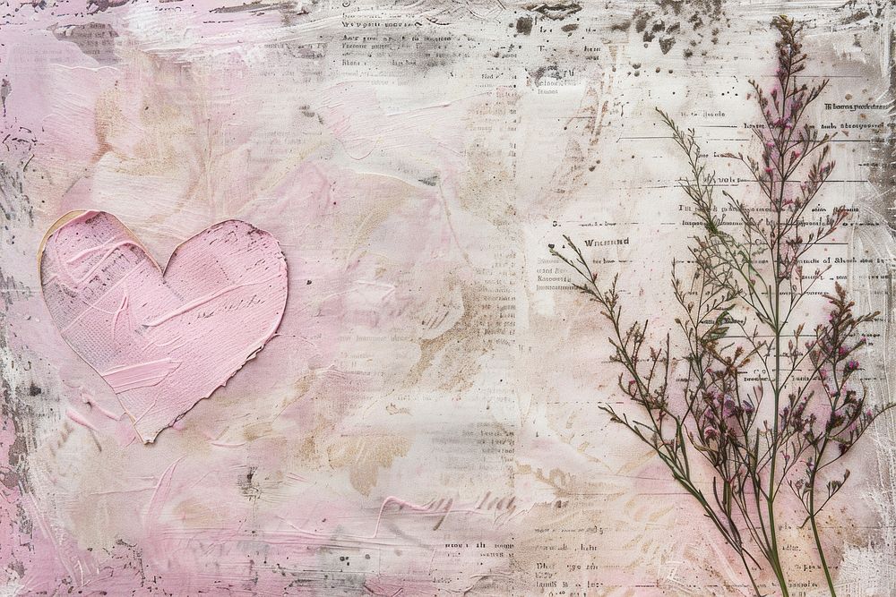 Pink heart ephemera border backgrounds painting drawing.