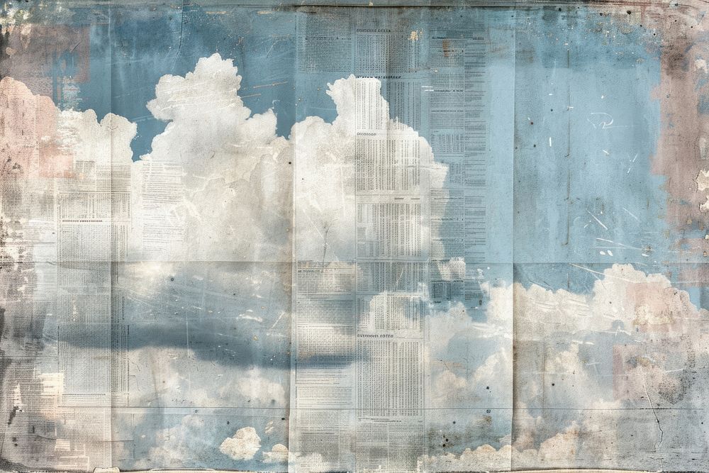 Clouds ephemera border backgrounds painting outdoors.