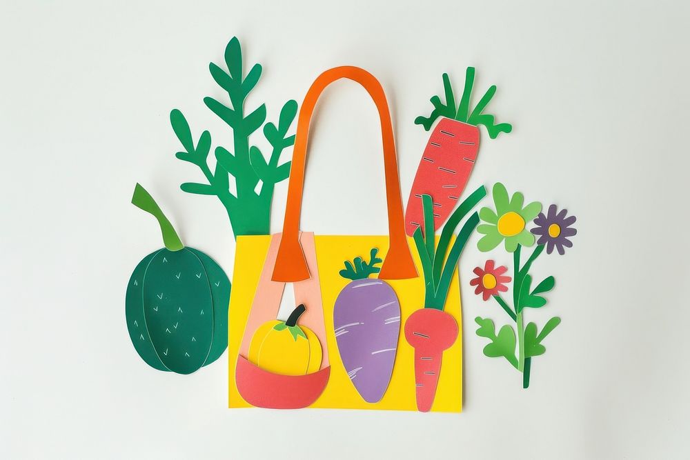 Handbag plant vegetable handbag accessories handicraft.
