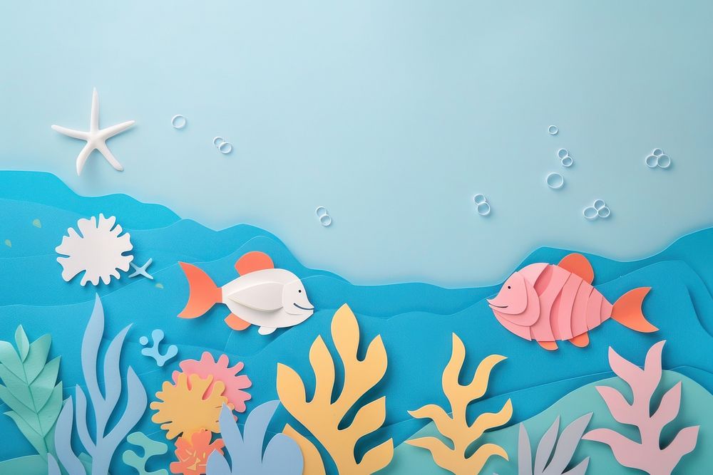 Under the sea painting outdoors graphics.