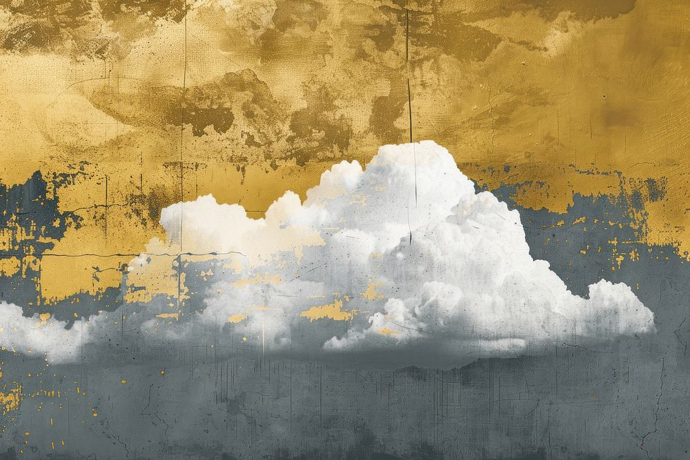 Cloud outdoors painting cumulus.