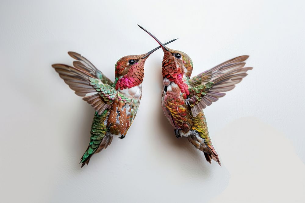 Two hummingbird animal.