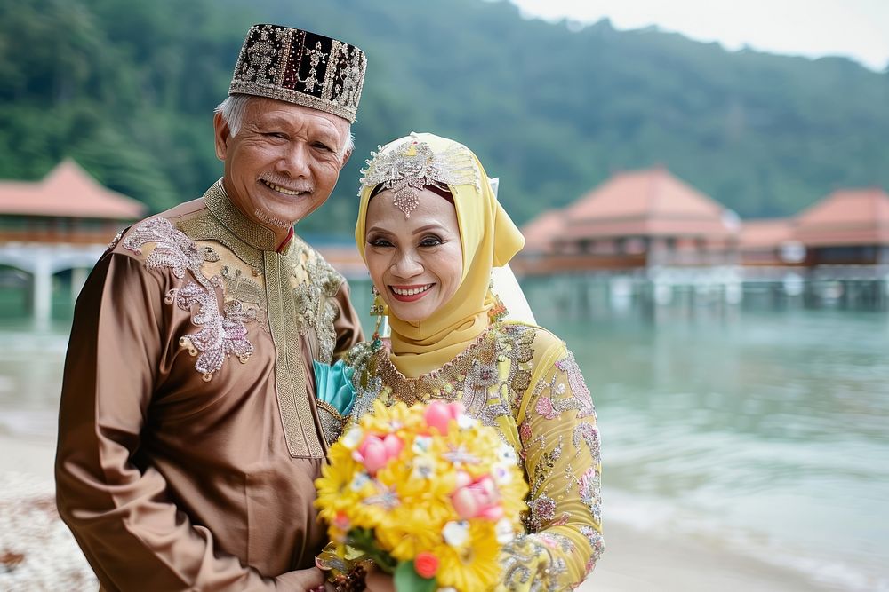 Malaysian couple bridegroom wedding person.