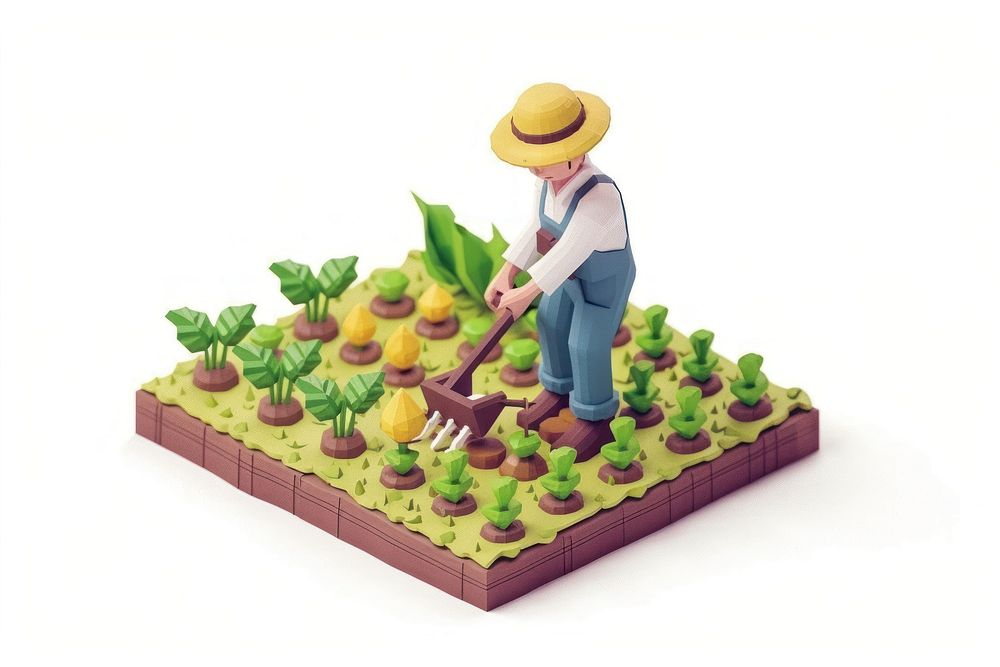 Farmer gardening outdoors gardener.