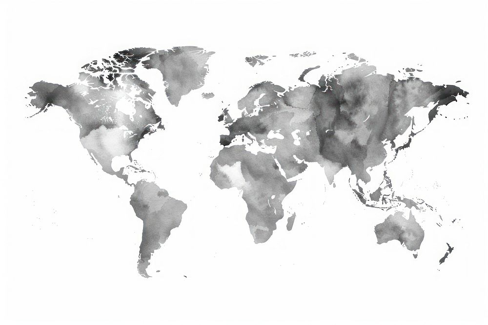 Map of the World map clothing diagram.