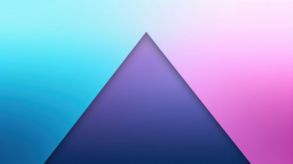 Gradient background triangle.