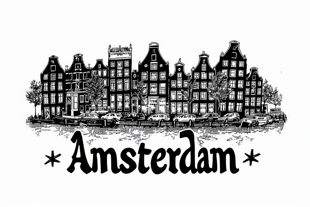 Amsterdam city transportation neighborhood.