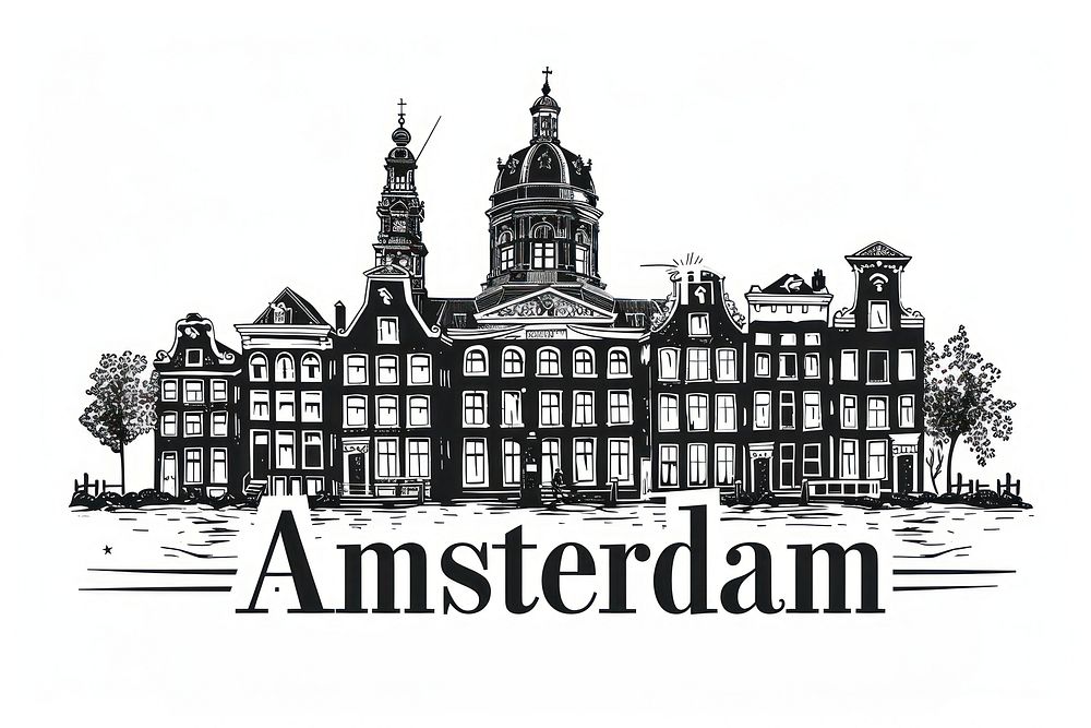 Amsterdam city architecture building.
