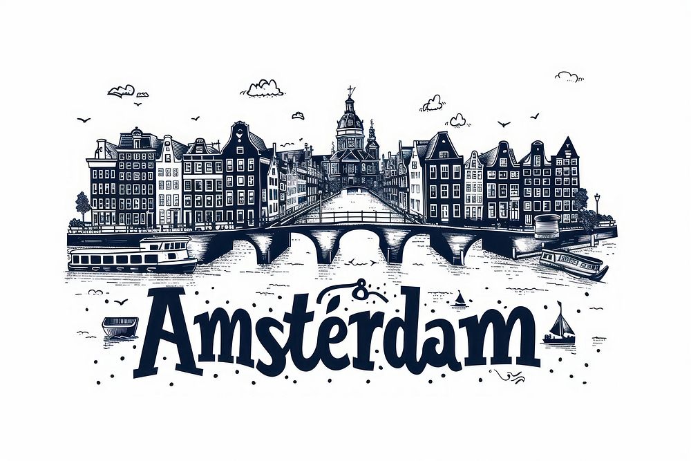 Amsterdam city transportation advertisement.