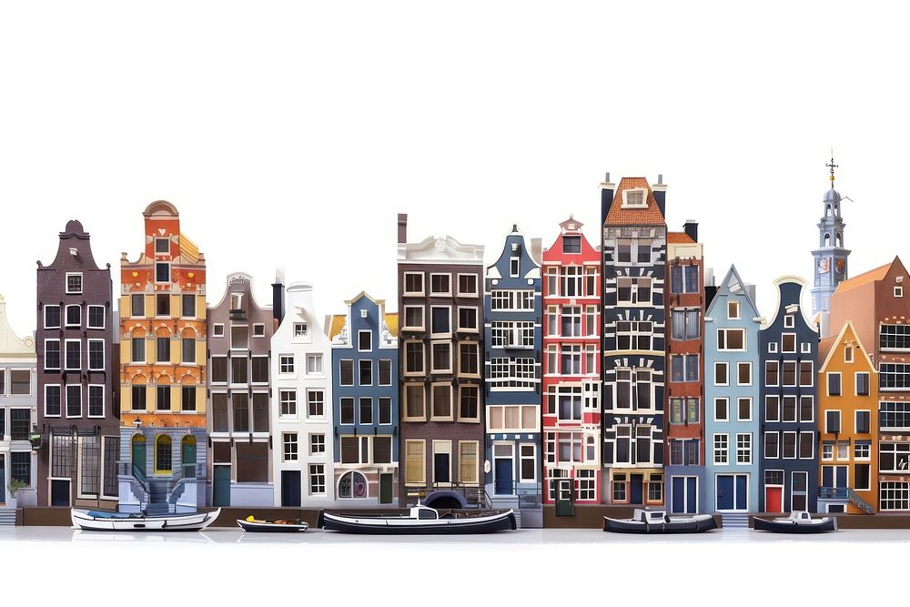 Amsterdam city transportation architecture.