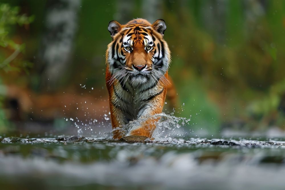 Wild animal tiger wildlife mammal.