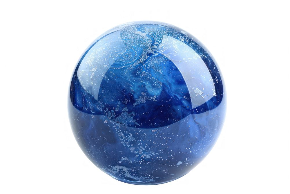 Blank Blue globe astronomy universe sphere.