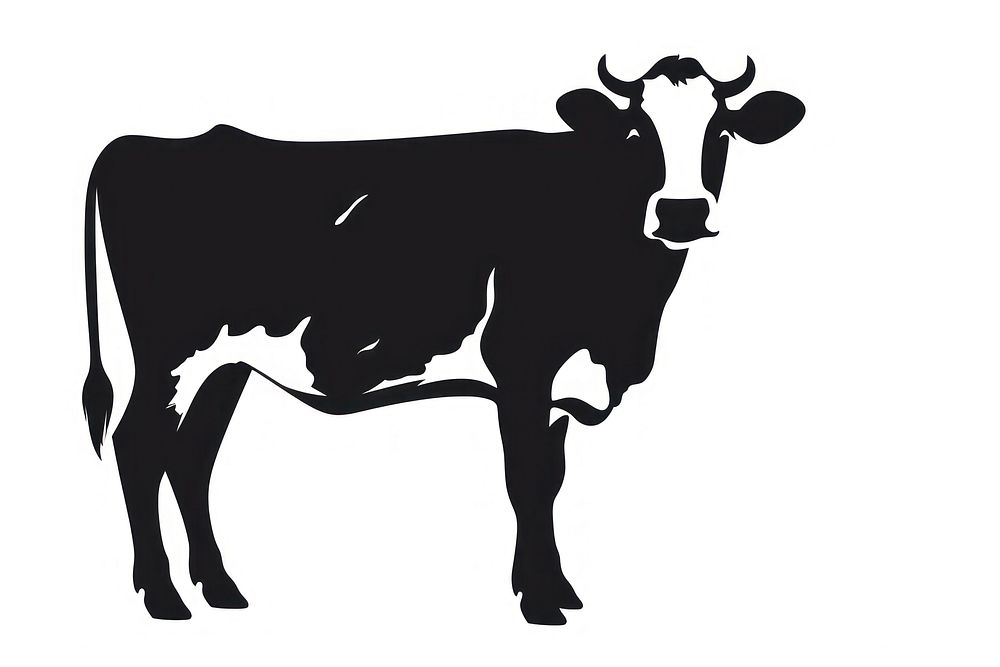 Cow livestock animal cattle.