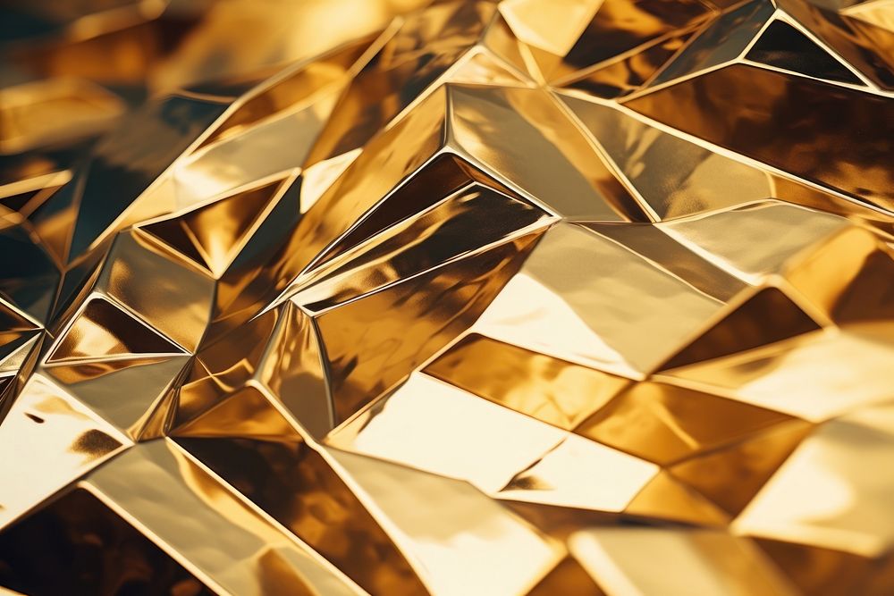 Aluminium texture gold foil.