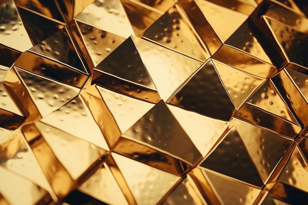 Aluminium texture gold treasure.