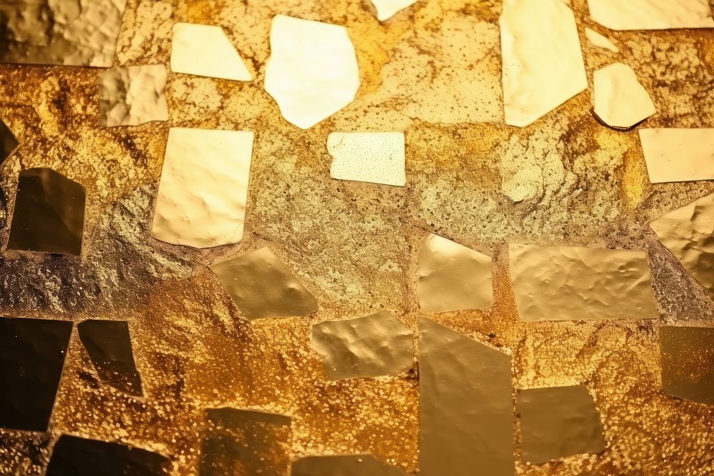 Tile texture gold aluminium treasure.