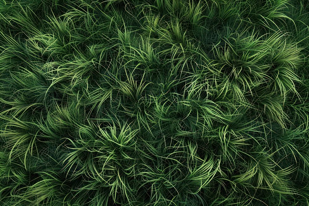 Green grass seamless texture green vegetation outdoors.