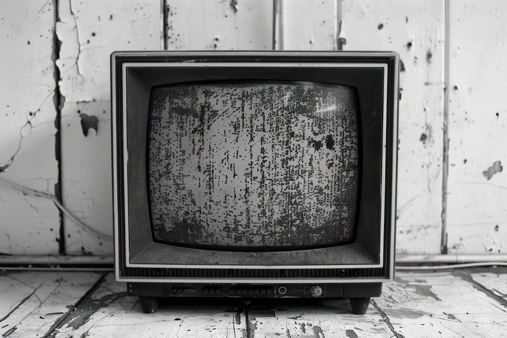 Old vintage TV electronics television hardware.