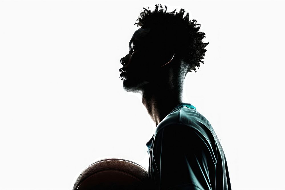 Basketball player silhouette man photography.