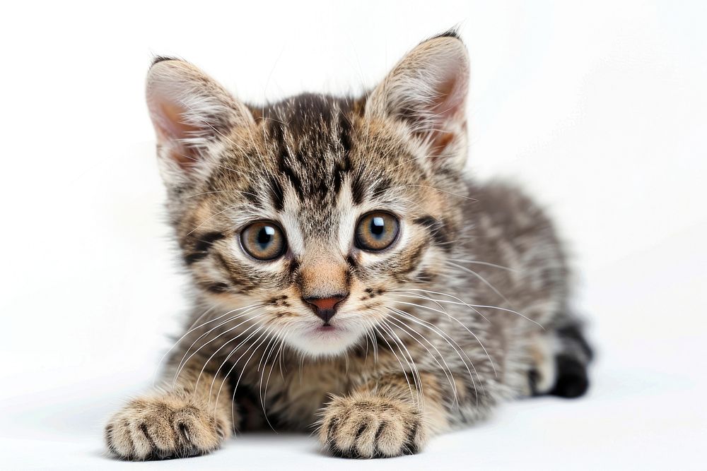 Cute little kitten animal mammal cat.