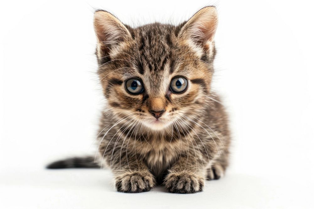 Cute little kitten animal mammal cat.