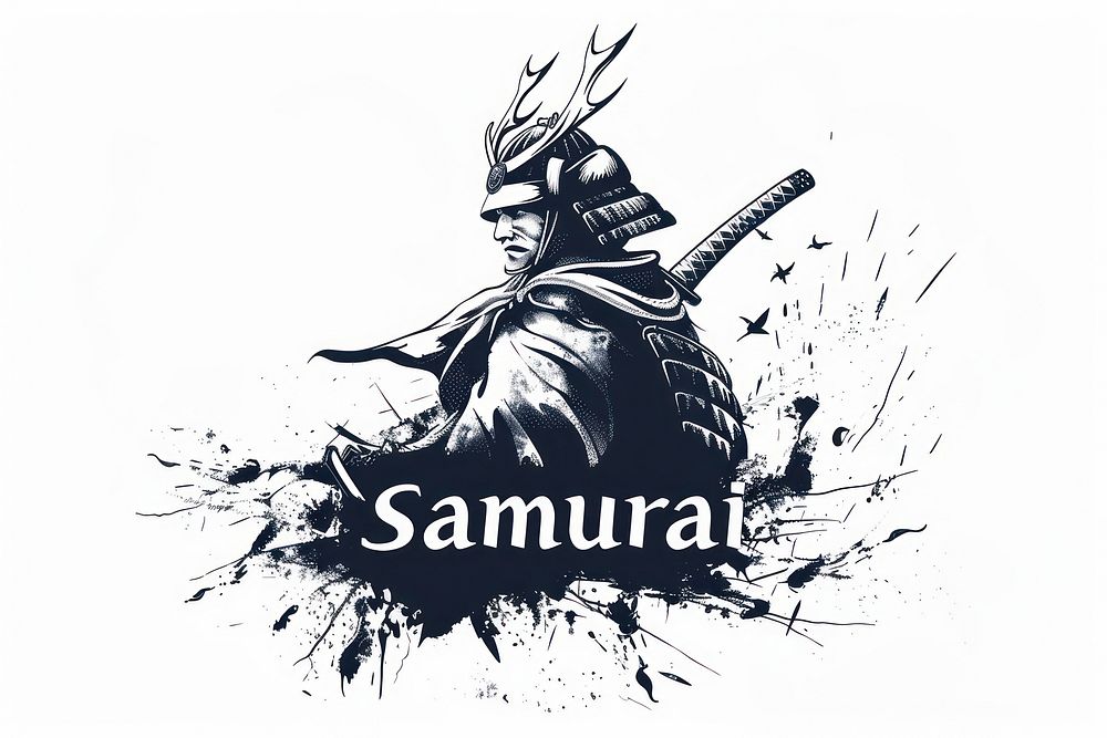 Samurai samurai logo advertisement.
