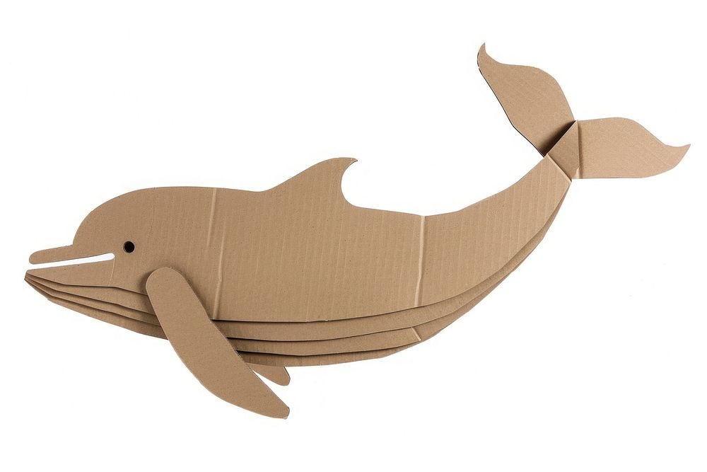 Whale cardboard whale appliance.