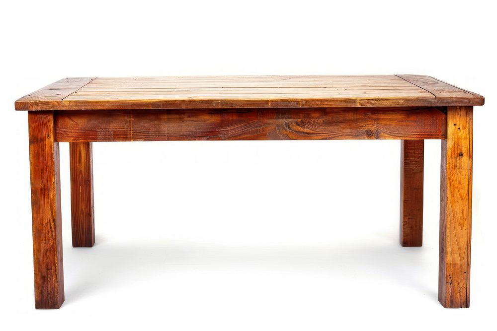 Wooden table furniture bench coffee table.