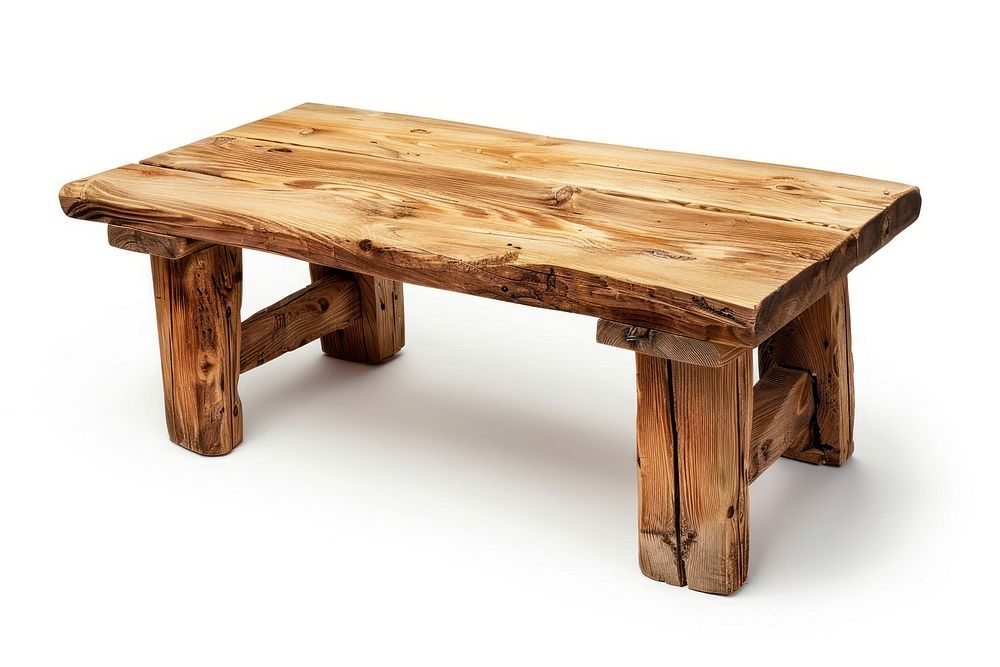 Wooden table furniture hardwood tabletop.