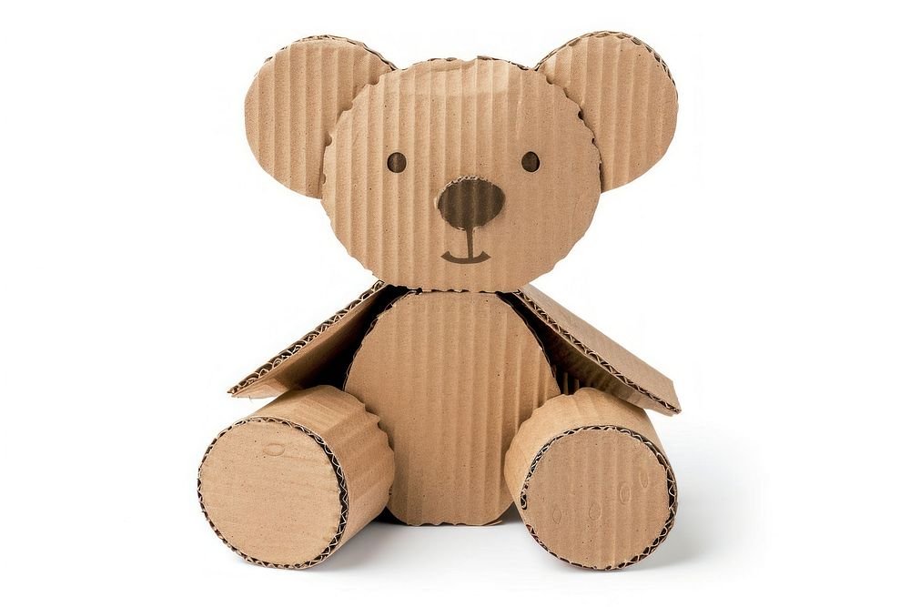 Bear cardboard carton box.