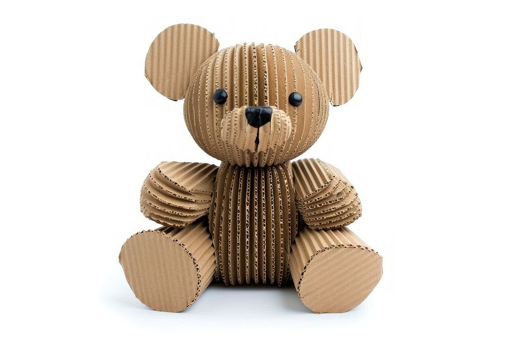 Bear cardboard toy teddy bear.